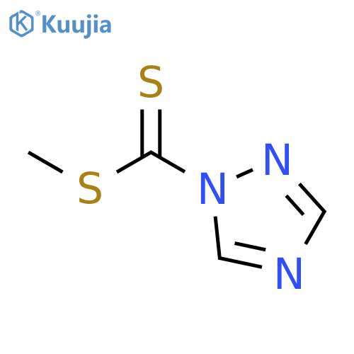 1H-1,2,4-Triazole-1-carbodithioic acid, methyl ester structure