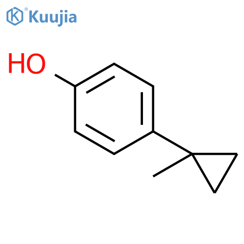 4-(1-methylcyclopropyl)phenol structure