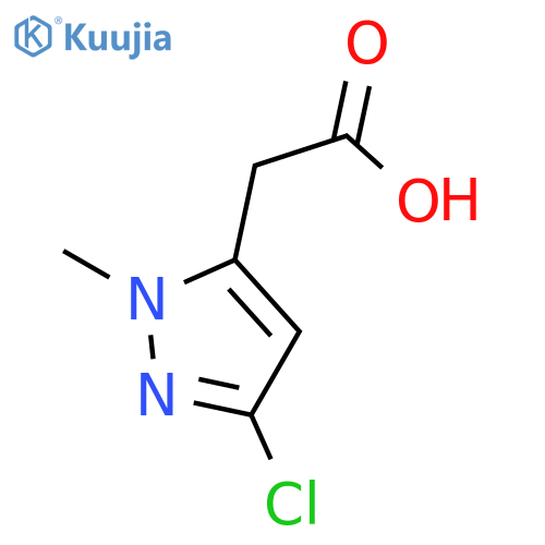 2-(5-chloro-2-methyl-pyrazol-3-yl)acetic acid structure