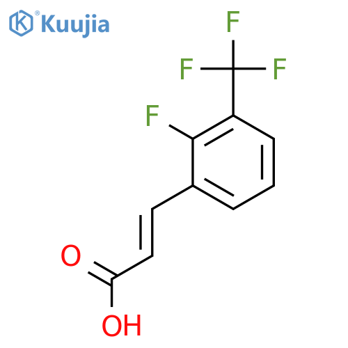 2-Fluoro-3-(trifluoromethyl)cinnamic acid structure