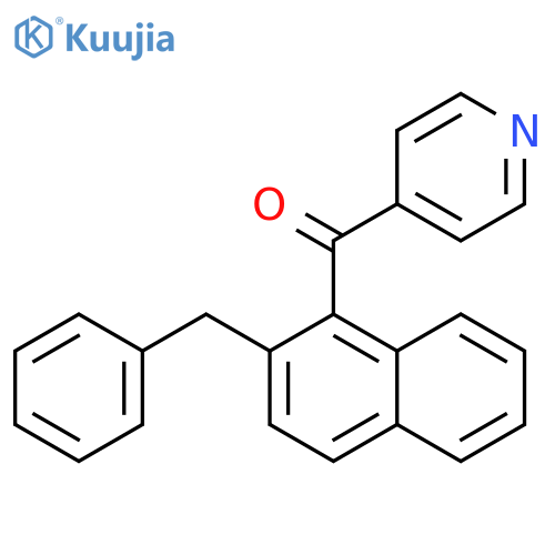 Methanone,[2-(phenylmethyl)-1-naphthalenyl]-4-pyridinyl- structure