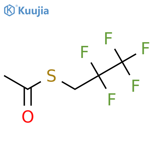 1-(2,2,3,3,3-pentafluoropropyl)sulfanylethan-1-one structure