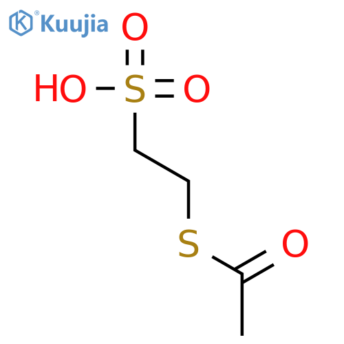 2-(Acetylthio)ethanesulfonic acid structure