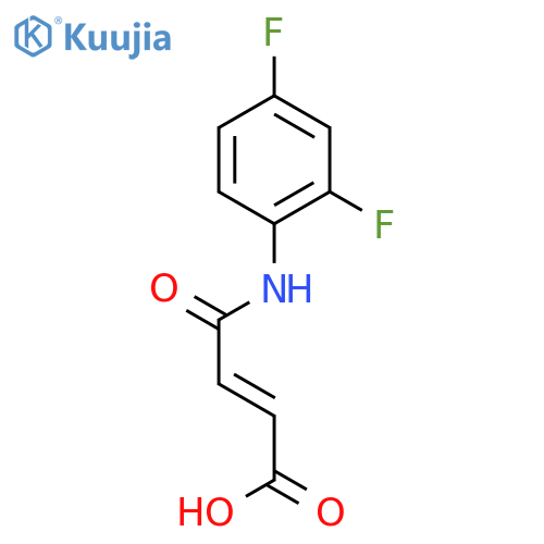 N-(2,4-Difluorophenyl)maleamic acid structure