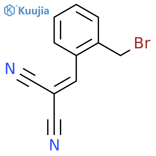 Propanedinitrile, [[2-(bromomethyl)phenyl]methylene]- structure