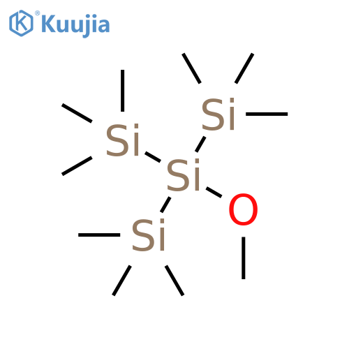Trisilane, 2-methoxy-1,1,1,3,3,3-hexamethyl-2-(trimethylsilyl)- structure