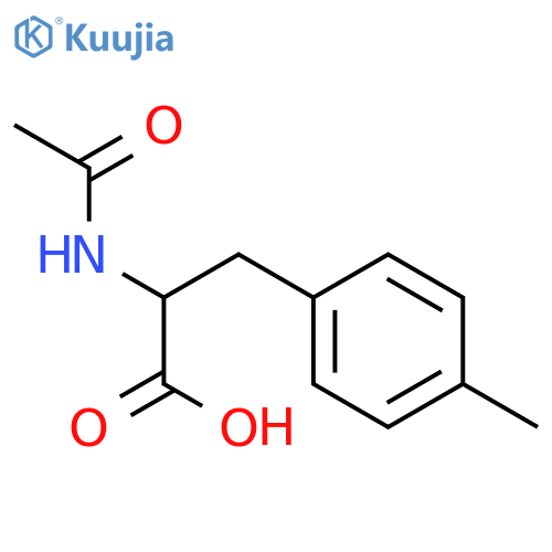 2-acetamido-3-(4-methylphenyl)propanoic Acid structure
