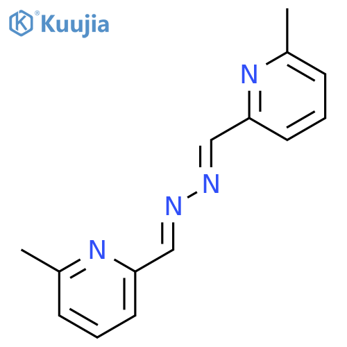(e)-1-(6-methylpyridin-2-yl)-n-[(z)-(6-methylpyridin-2-yl)methylideneamino]methanimine structure