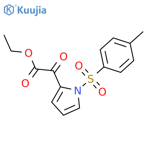 ethyl 2-oxo-2-(1-tosyl-1H-pyrrol-2-yl)acetate structure