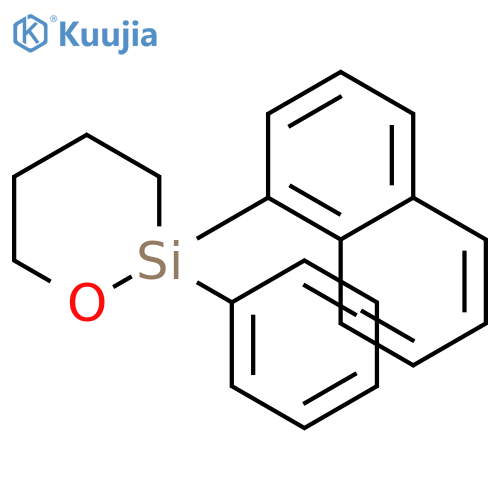 1-OXA-2-SILACYCLOHEXANE, 2-(1-NAPHTHALENYL)-2-PHENYL- structure