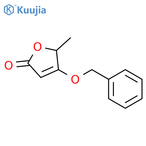 2(5H)-Furanone, 5-methyl-4-(phenylmethoxy)- structure