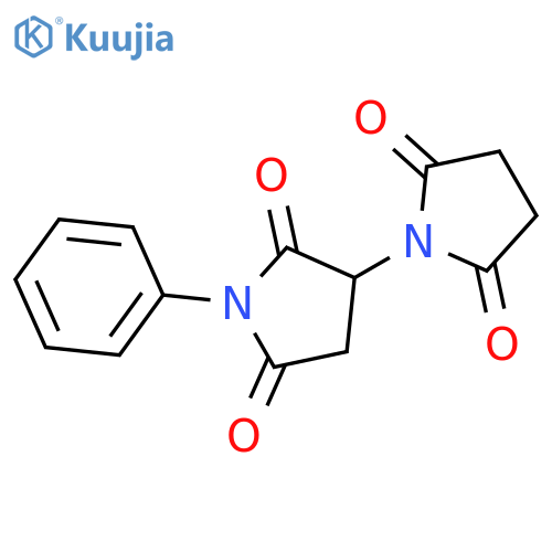 [1,3'-Bipyrrolidine]-2,2',5,5'-tetrone,1'-phenyl- structure