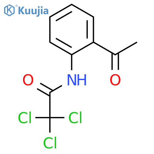 ACETAMIDE, N-(2-ACETYLPHENYL)-2,2,2-TRICHLORO- structure