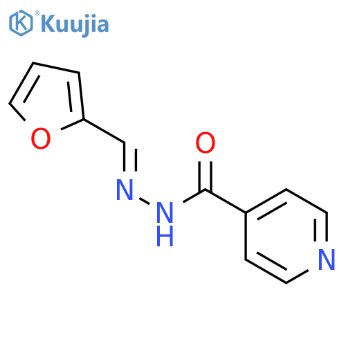 4-Pyridinecarboxylicacid, 2-(2-furanylmethylene)hydrazide structure