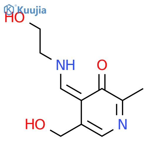 3-Pyridinemethanol,5-hydroxy-4-[[(2-hydroxyethyl)imino]methyl]-6-methyl- structure