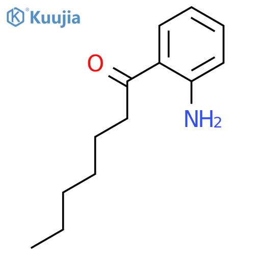 1-Heptanone, 1-(2-aminophenyl)- structure