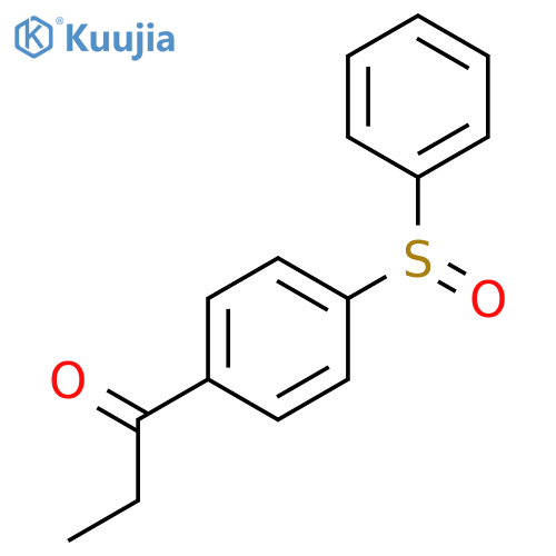 1-Propanone, 1-[4-(phenylsulfinyl)phenyl]- structure