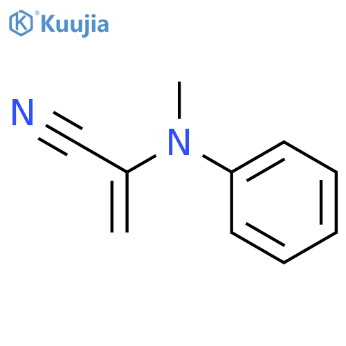 2-Propenenitrile,2-(methylphenylamino)- structure