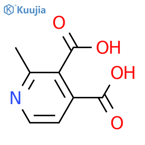 3,4-PYRIDINEDICARBOXYLIC ACID, 2-METHYL- structure