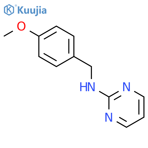 N-(4-Methoxybenzyl)pyrimidin-2-amine structure
