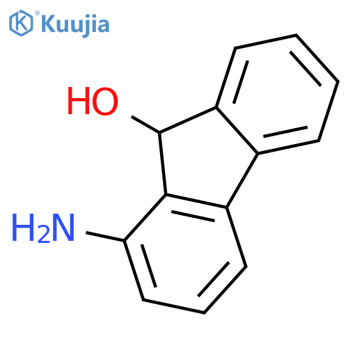 9H-Fluoren-9-ol,1-amino- structure