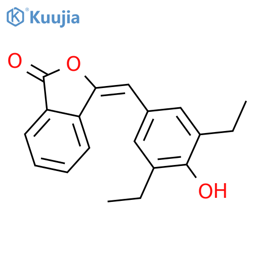 1(3H)-Isobenzofuranone,3-[(3,5-diethyl-4-hydroxyphenyl)methylene]- structure