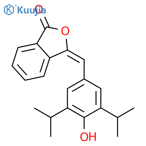 1(3H)-Isobenzofuranone,3-[[4-hydroxy-3,5-bis(1-methylethyl)phenyl]methylene]- structure