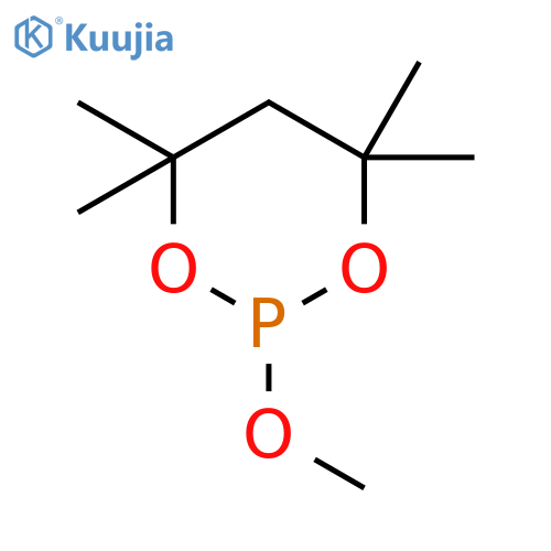1,3,2-DIOXAPHOSPHORINANE, 2-METHOXY-4,4,6,6-TETRAMETHYL- structure
