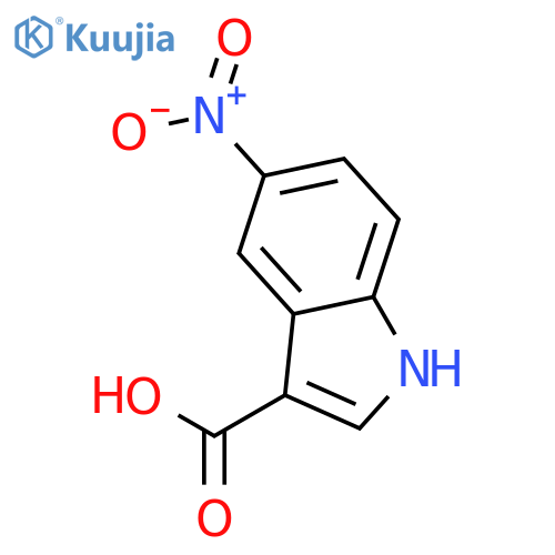 5-Nitro-1H-indole-3-carboxylic acid structure