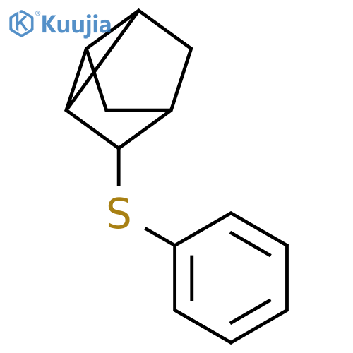 TRICYCLO[2.2.1.02,6]HEPTANE, 3-(PHENYLTHIO)- structure