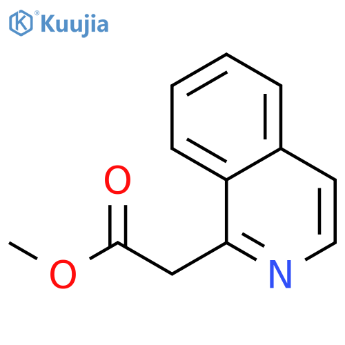 1-Isoquinolineacetic acid,methylester structure