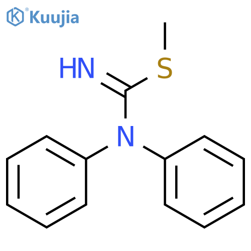 CARBAMIMIDOTHIOIC ACID, N,N-DIPHENYL-, METHYL ESTER structure