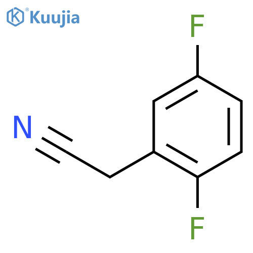 2-(2,5-difluorophenyl)acetonitrile structure