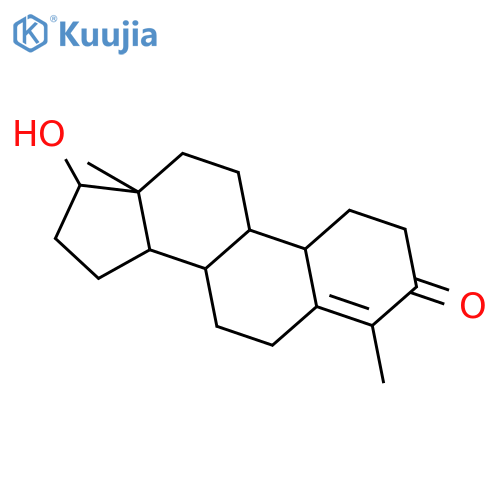 Estr-4-en-3-one,17-hydroxy-4-methyl-, (17b)- structure