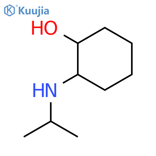 2-[(propan-2-yl)amino]cyclohexan-1-ol structure
