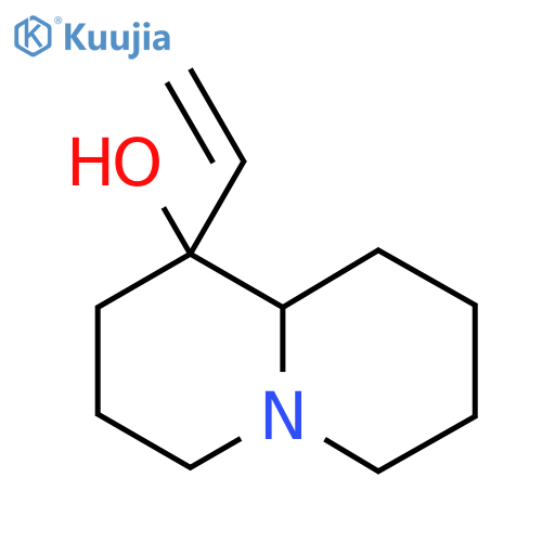 1-Vinyloctahydro-2H-quinolizin-1-ol structure
