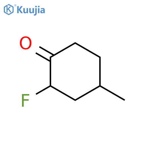 2-fluoro-4-methylcyclohexan-1-one structure