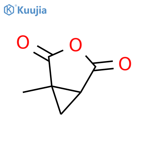 3-OXABICYCLO[3.1.0]HEXANE-2,4-DIONE, 1-METHYL- structure