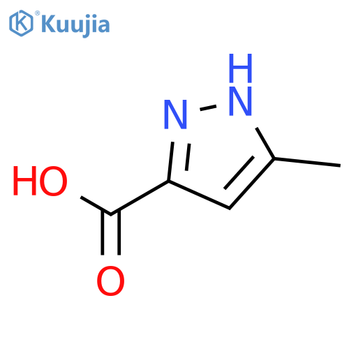3-Methyl-1H-pyrazole-5-carboxylic acid structure