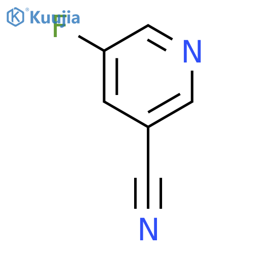 5-Fluoronicotinonitrile structure