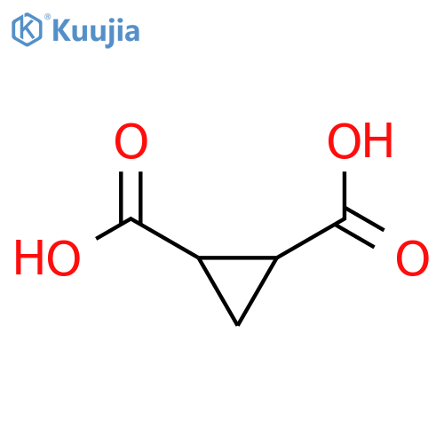 cis-cyclopropane-1,2-dicarboxylic acid structure