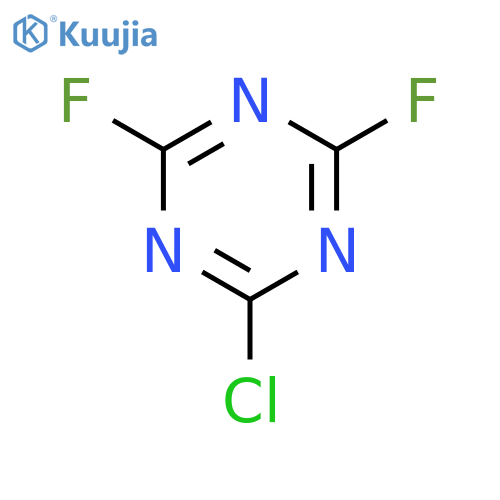 2-Chloro-4,6-difluoro-1,3,5-triazine structure
