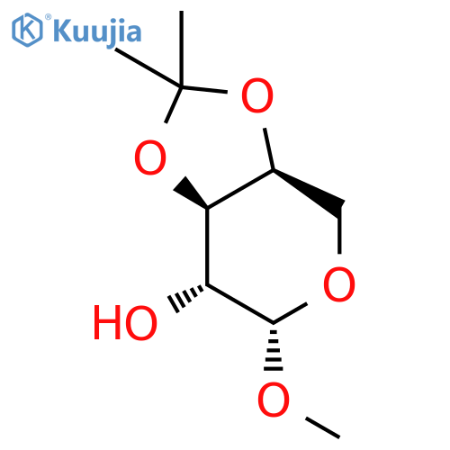 Methyl 3,4-Isopropylidene-b-L-arabinopyranoside structure