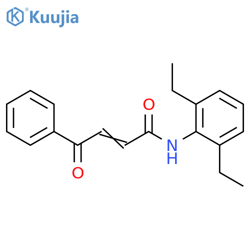 2-Butenamide, N-(2,6-diethylphenyl)-4-oxo-4-phenyl- structure