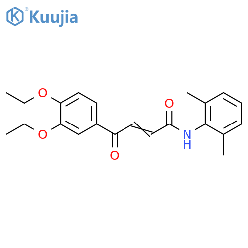 2-Butenamide, 4-(3,4-diethoxyphenyl)-N-(2,6-dimethylphenyl)-4-oxo- structure