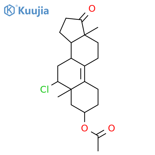 Estr-9-en-17-one,3-(acetyloxy)-6-chloro-5-methyl-, (3b,5b,6b)- (9CI) structure