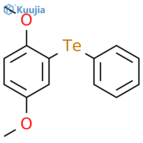 BENZENE, 1,4-DIMETHOXY-2-(PHENYLTELLURO)- structure