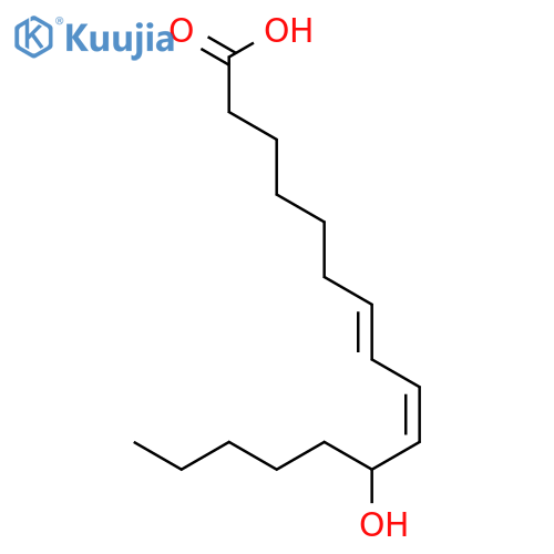 7,9-Hexadecadienoic acid, 11-hydroxy-, (E,Z)- structure