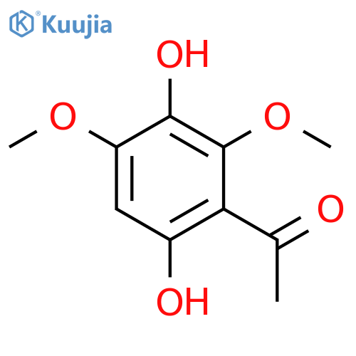 3,6-Dihydroxy-2,4-dimethoxyacetophenone structure