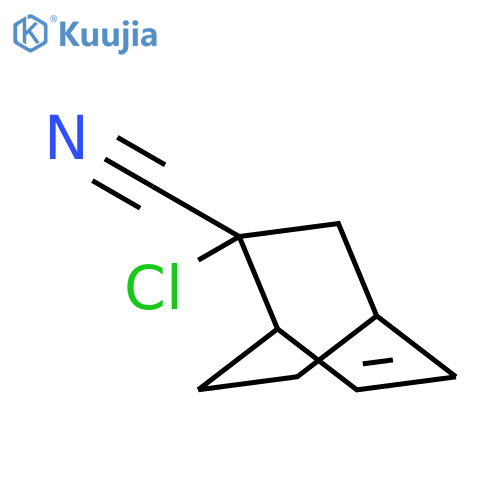 Bicyclo[2.2.2]oct-5-ene-2-carbonitrile,2-chloro- structure